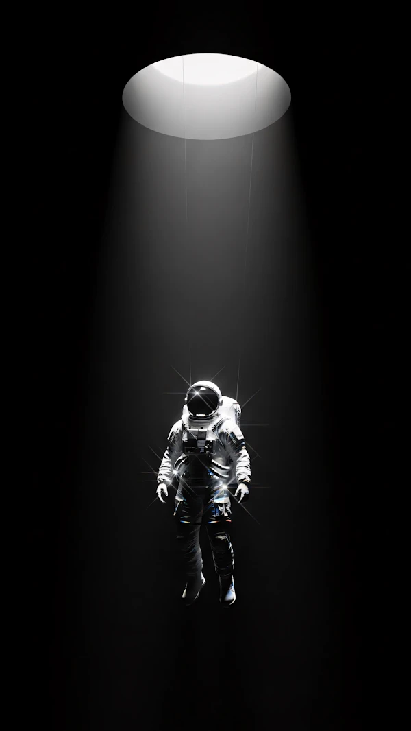 Astronaut in Spotlight