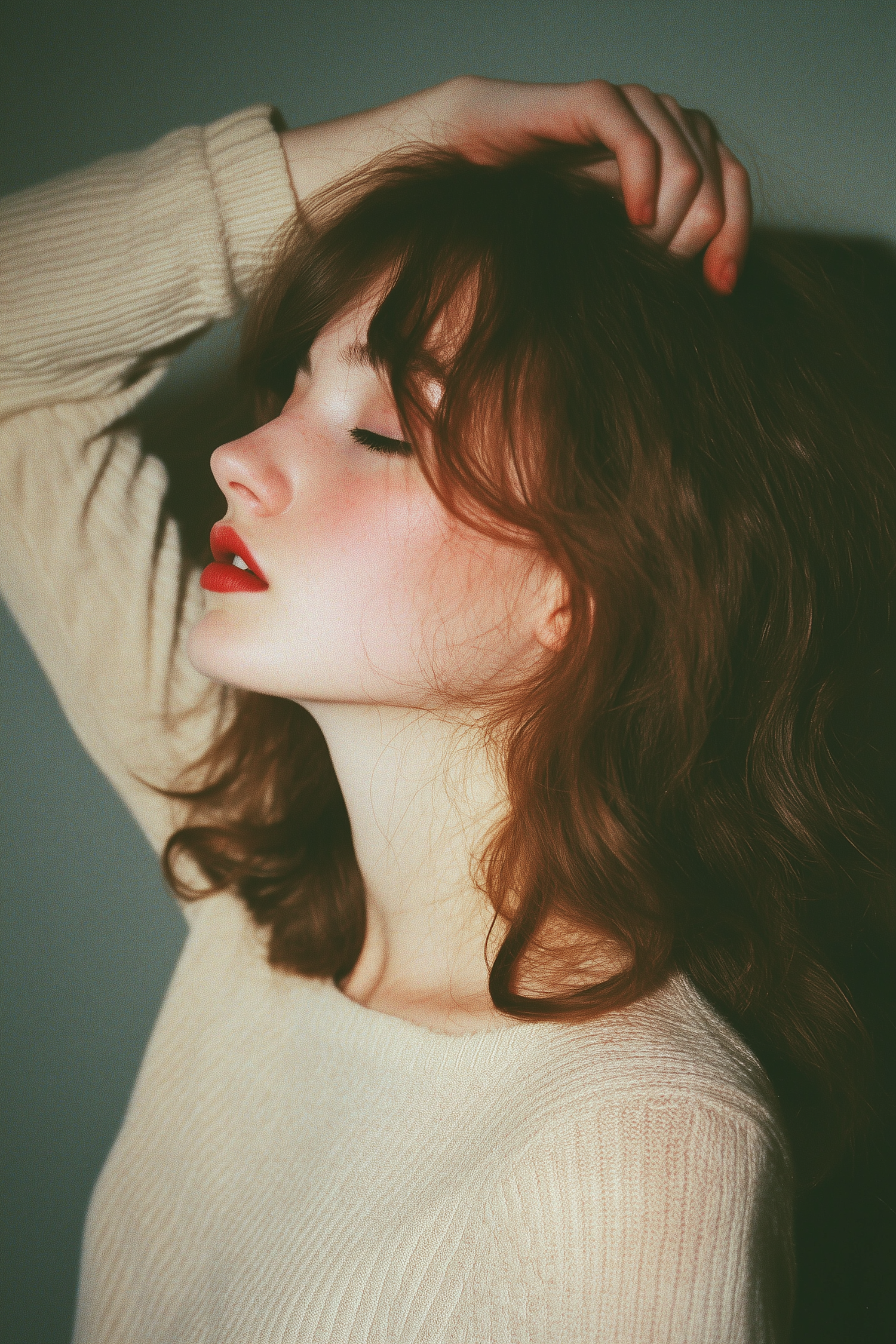 Serene Portrait of a Young Woman