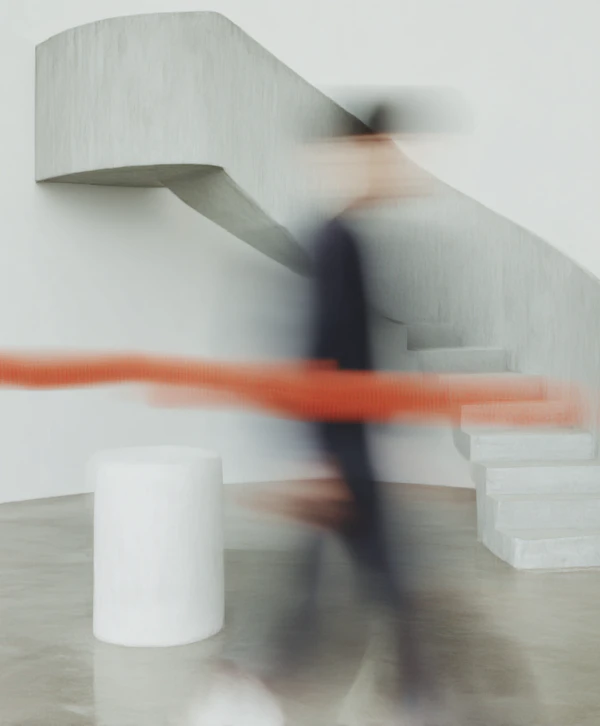 Minimalist Staircase Scene