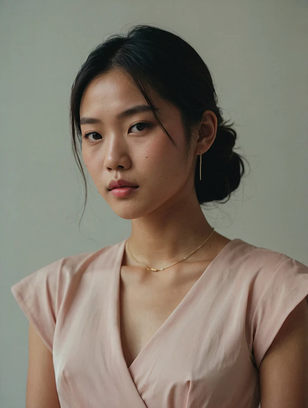 Serene Portrait of a Young Woman