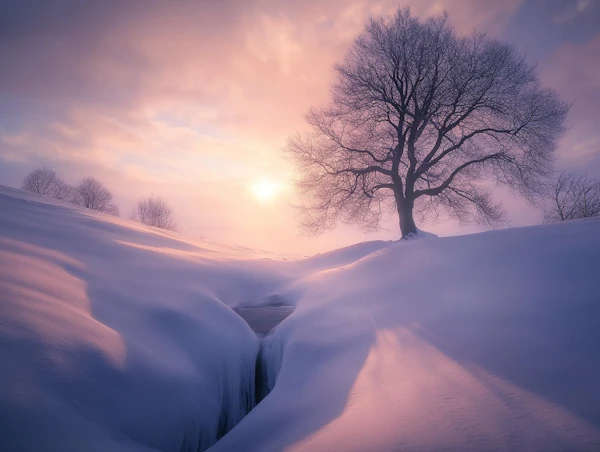 Serene Winter Landscape