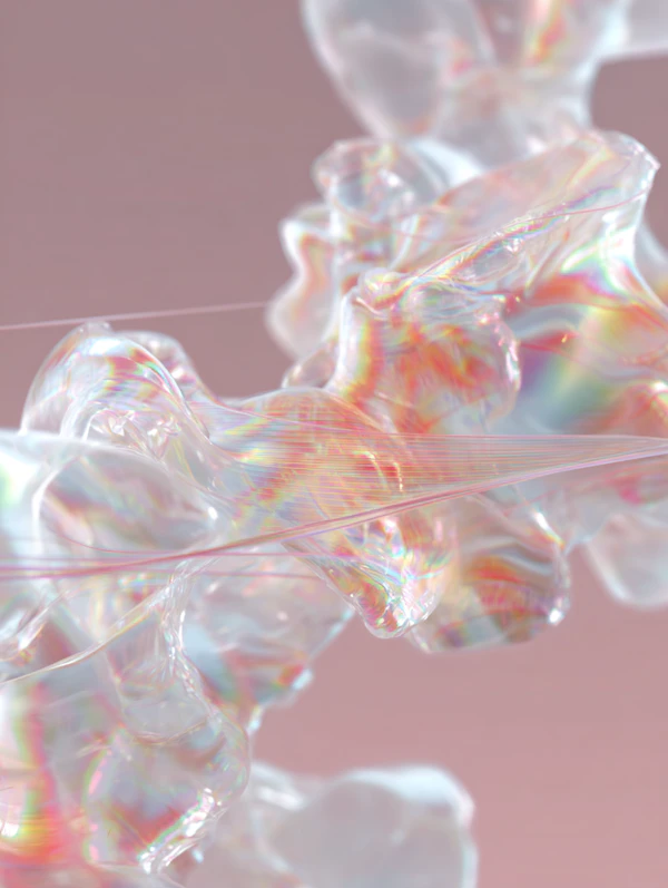 Iridescent Abstract Forms