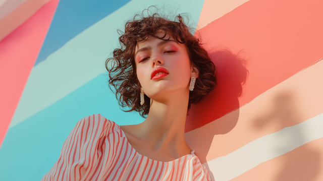Vibrant Portrait Pose