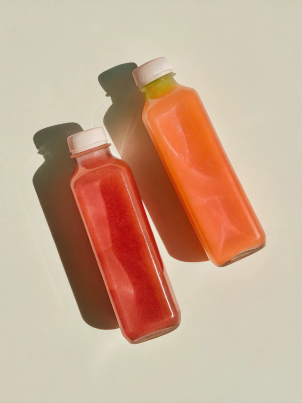 Minimalist Juice Bottles