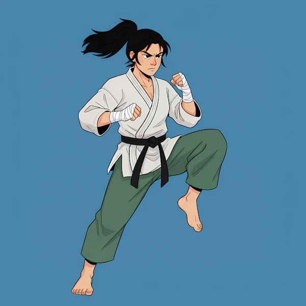 Martial Artist Action