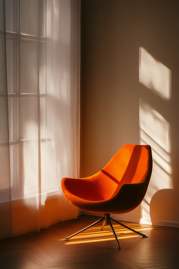 Modern Orange Chair