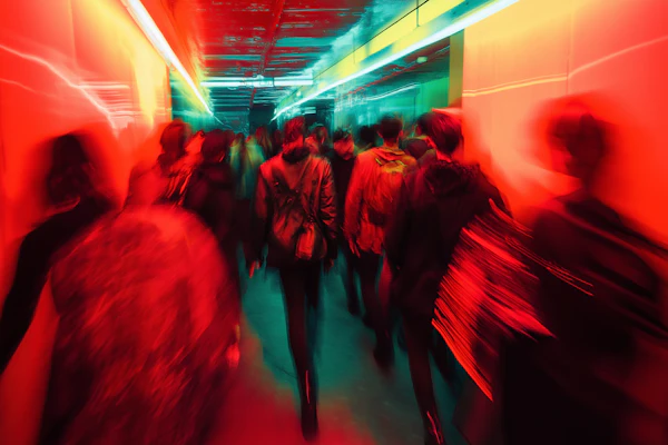 Neon Hallway Motion