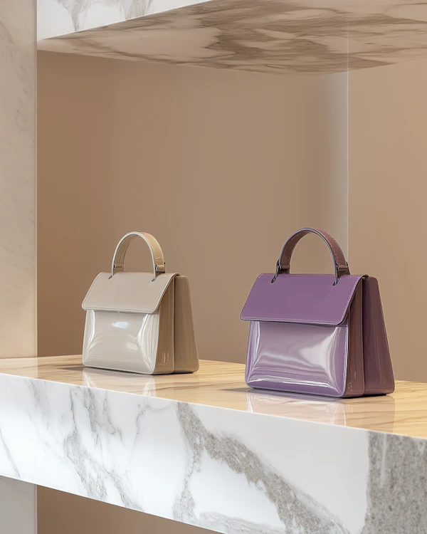 Elegant Handbags Display