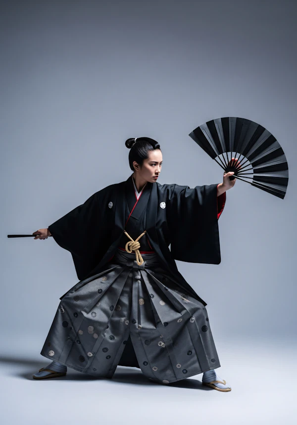 Traditional Japanese Pose