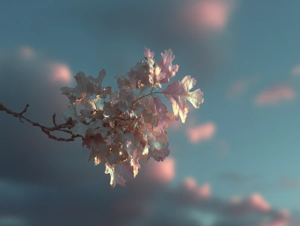 Ethereal Leafy Branch