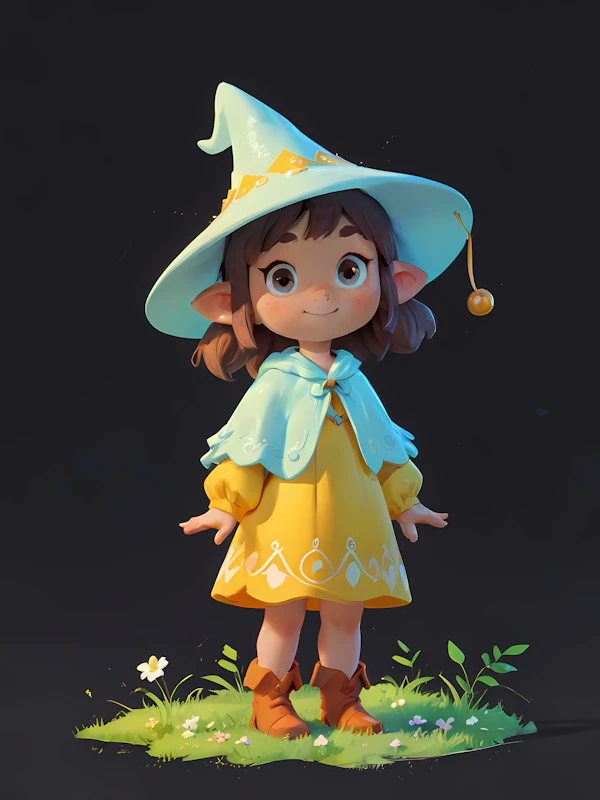 Whimsical Elf Portrait