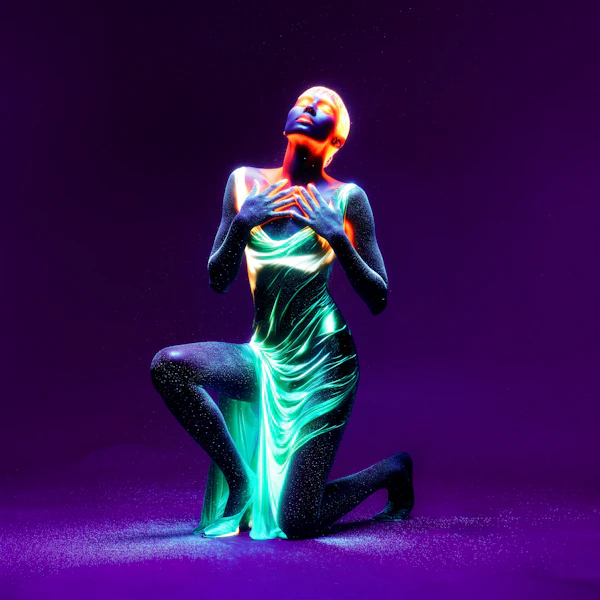 Ethereal Cosmic Portrait