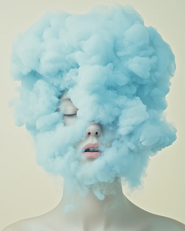 Ethereal Smoke Portrait