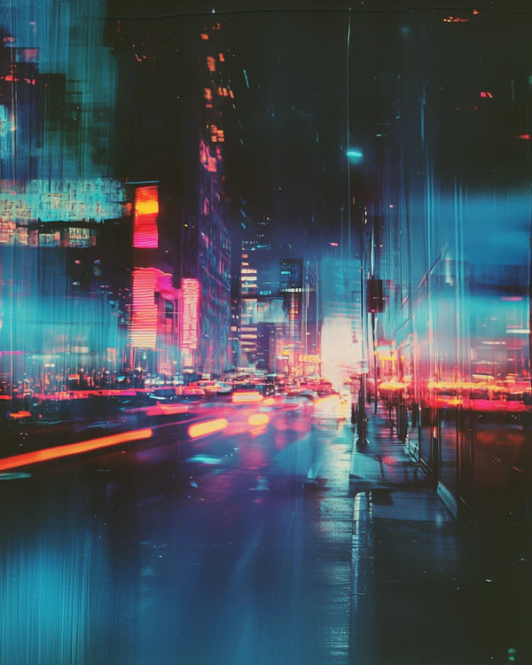 Cyberpunk Night Scene