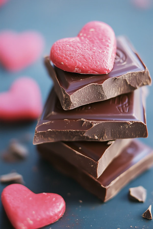 Chocolate and Heart Candy