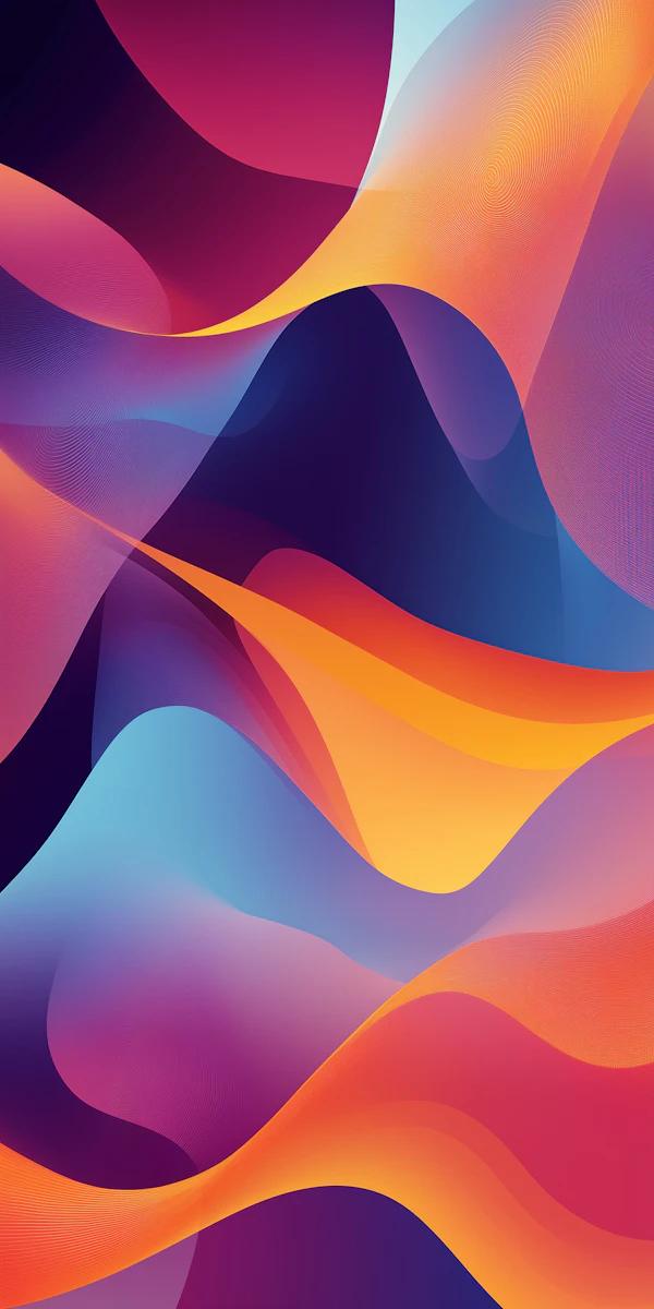 Vibrant Abstract Waves