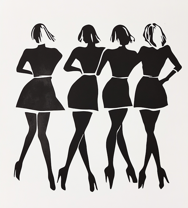 Minimalist Fashion Silhouettes