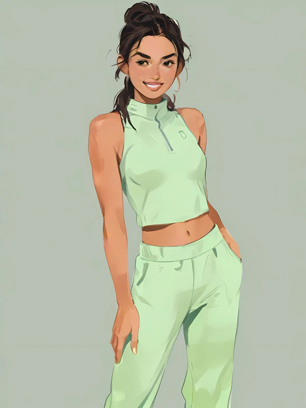 Cheerful Young Woman