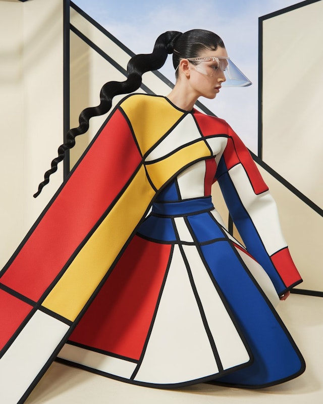 Mondrian-Inspired Fashion