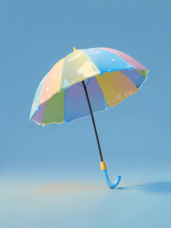Colorful Pastel Umbrella