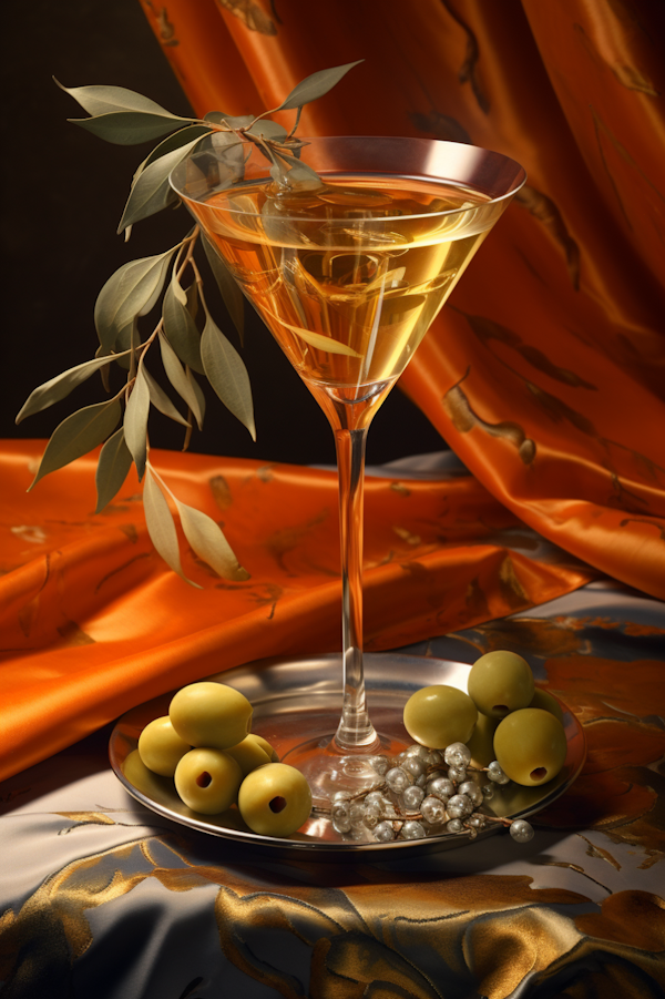 Golden Elegance Martini