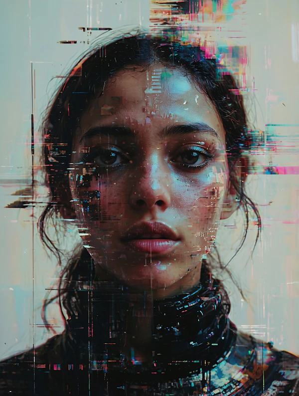 Surreal Cyberpunk Portrait