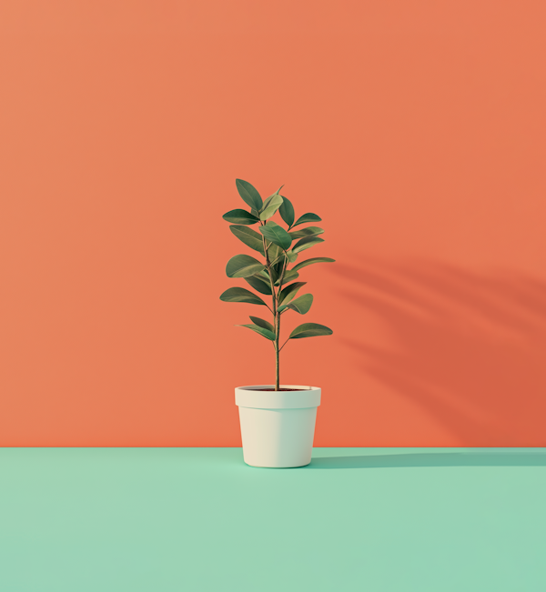 Tranquil Potted Plant