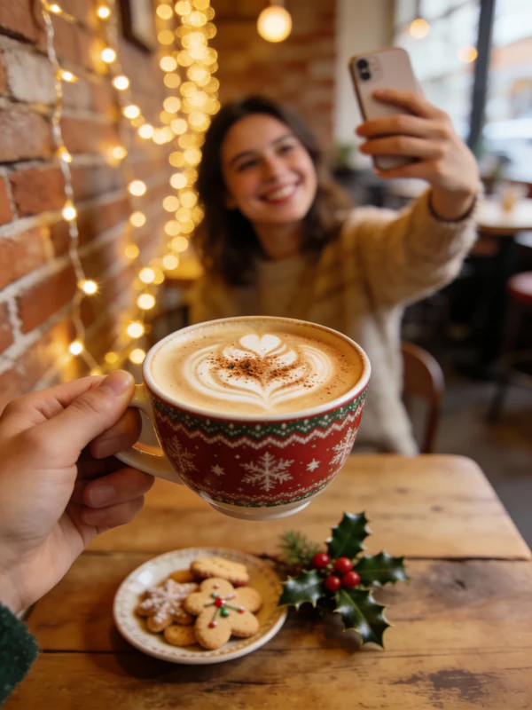 Festive Café Moment