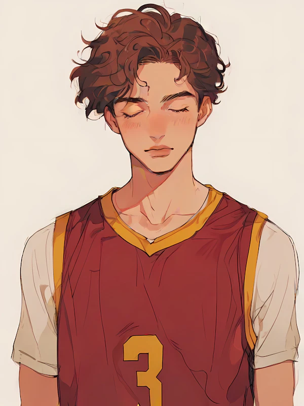 Stylized Basketball Portrait