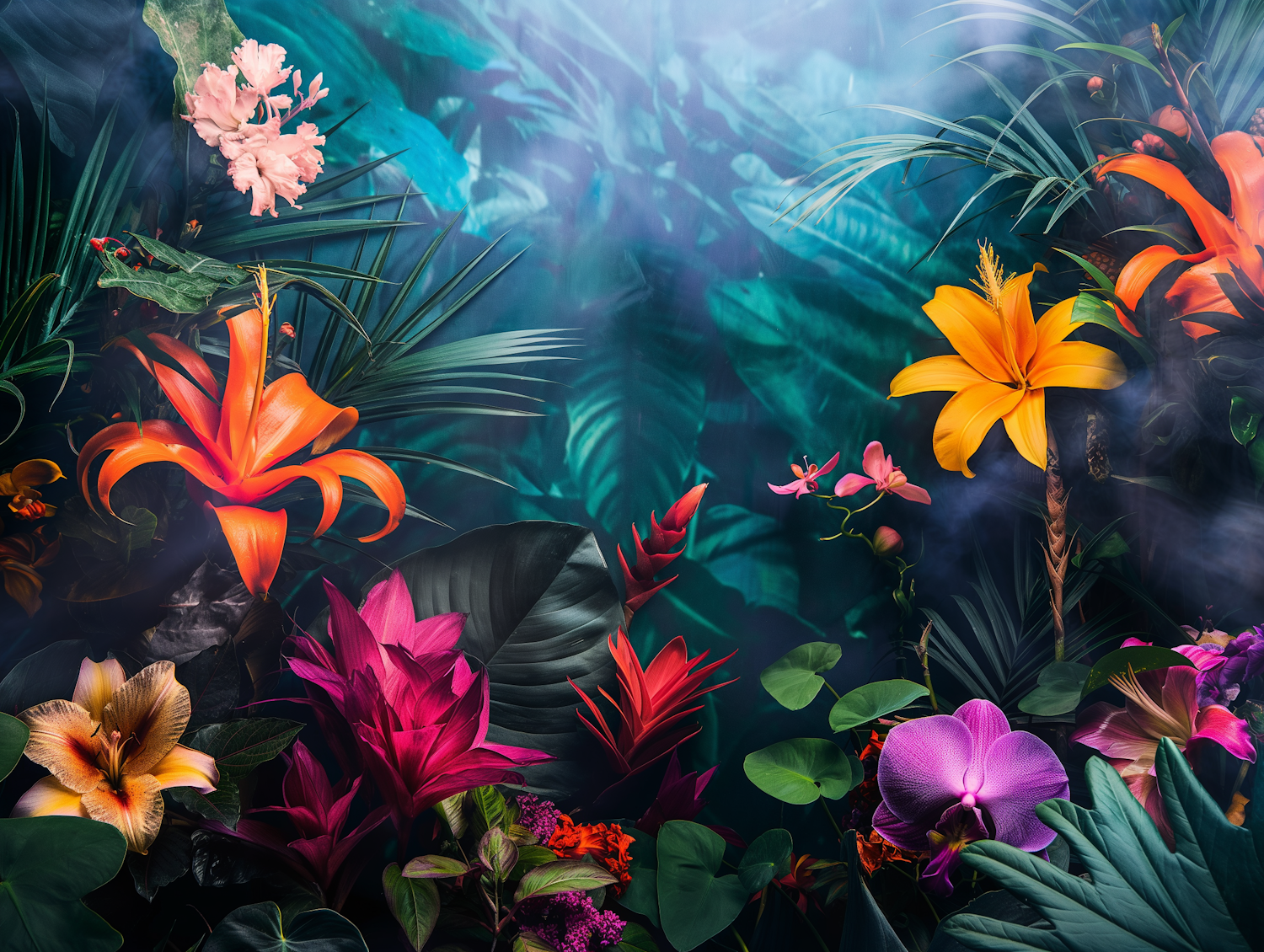 Tropical Floral Paradise