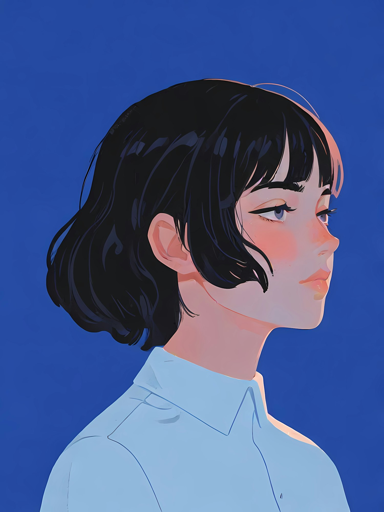 Stylized Portrait of a Young Person