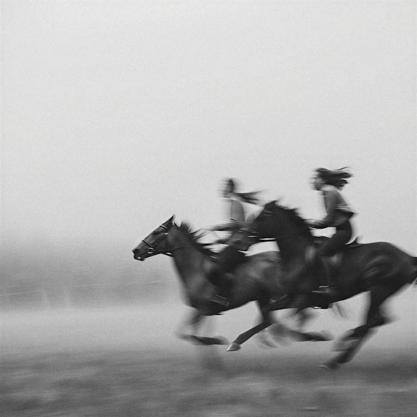 Galloping Riders Scene