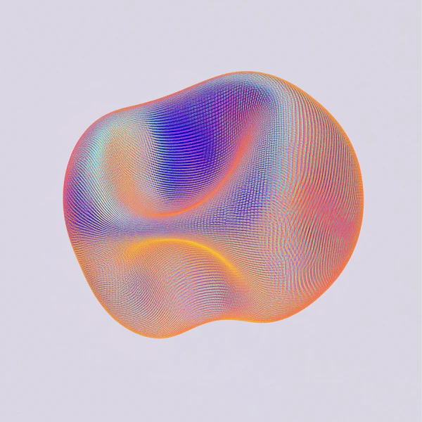 Abstract 3D Fluid Shape