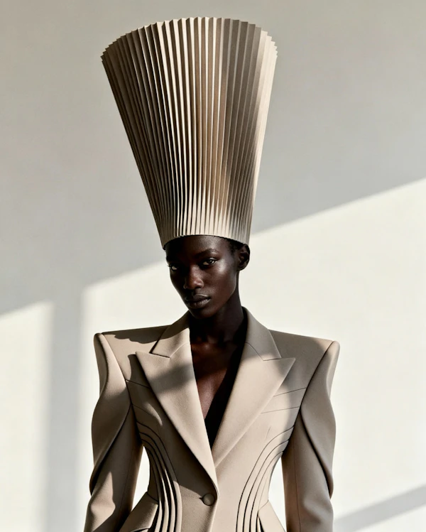 Avant-Garde Fashion Portrait