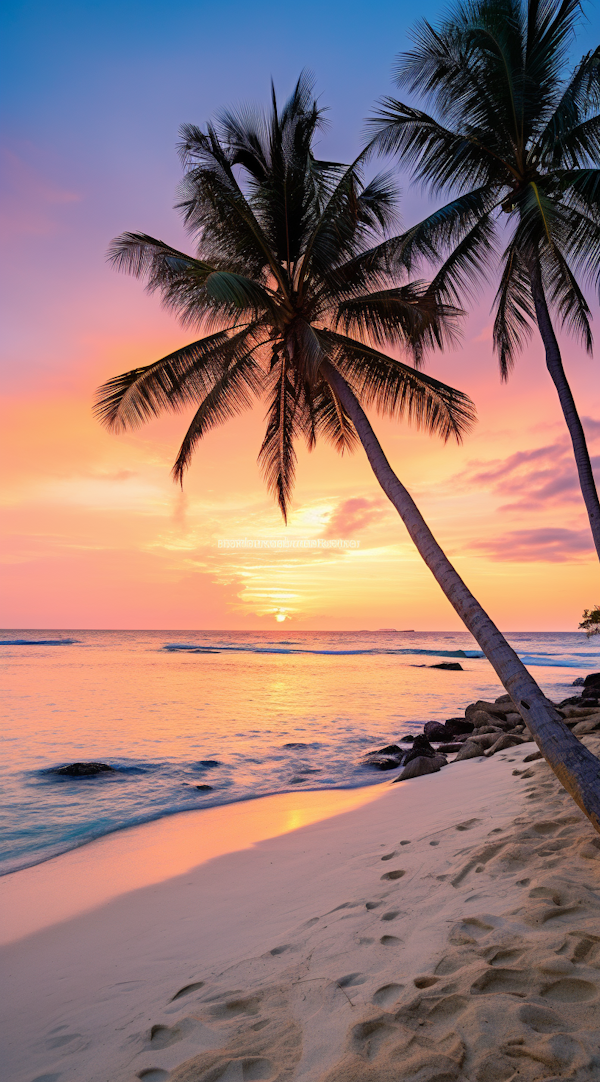 Tropical Sunset Serenity