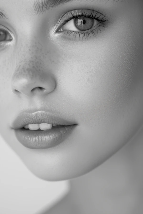 Monochrome Woman Portrait