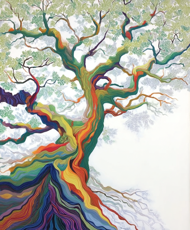 Colorful Artistic Tree