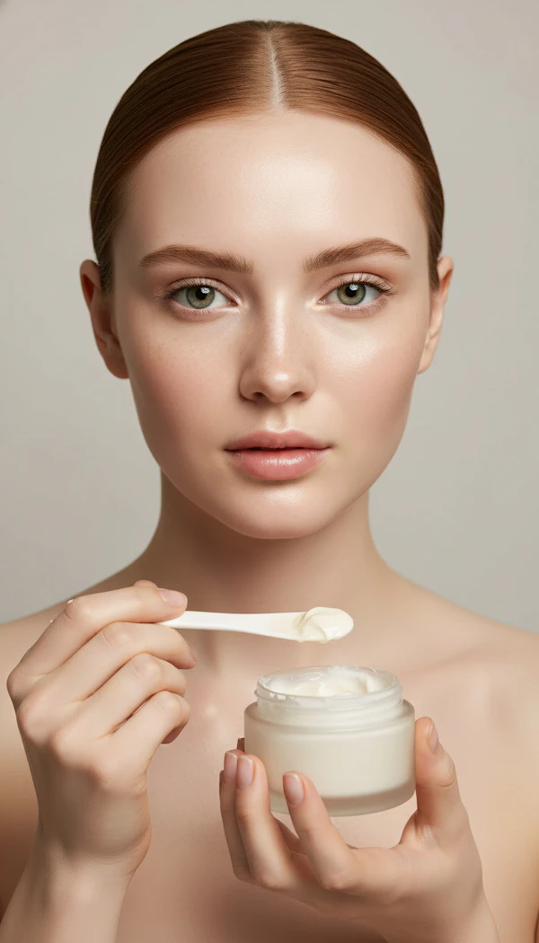 Woman with Cream Jar
