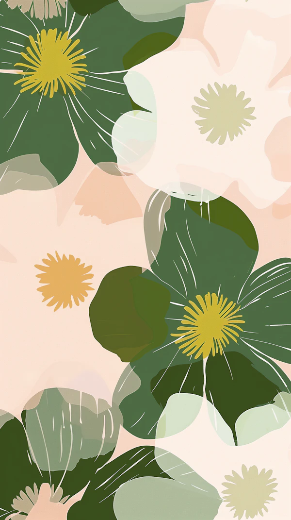 Modern Floral Illustration