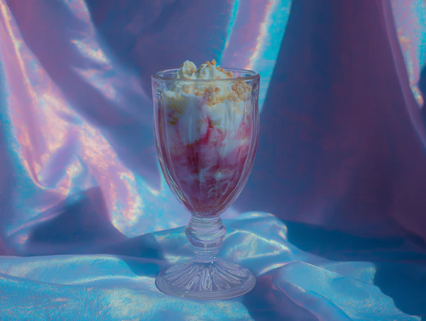 Artistic Dessert Glass