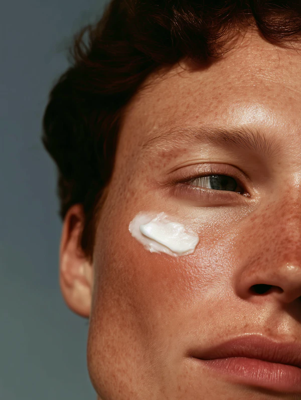 Close-Up Skincare Focus
