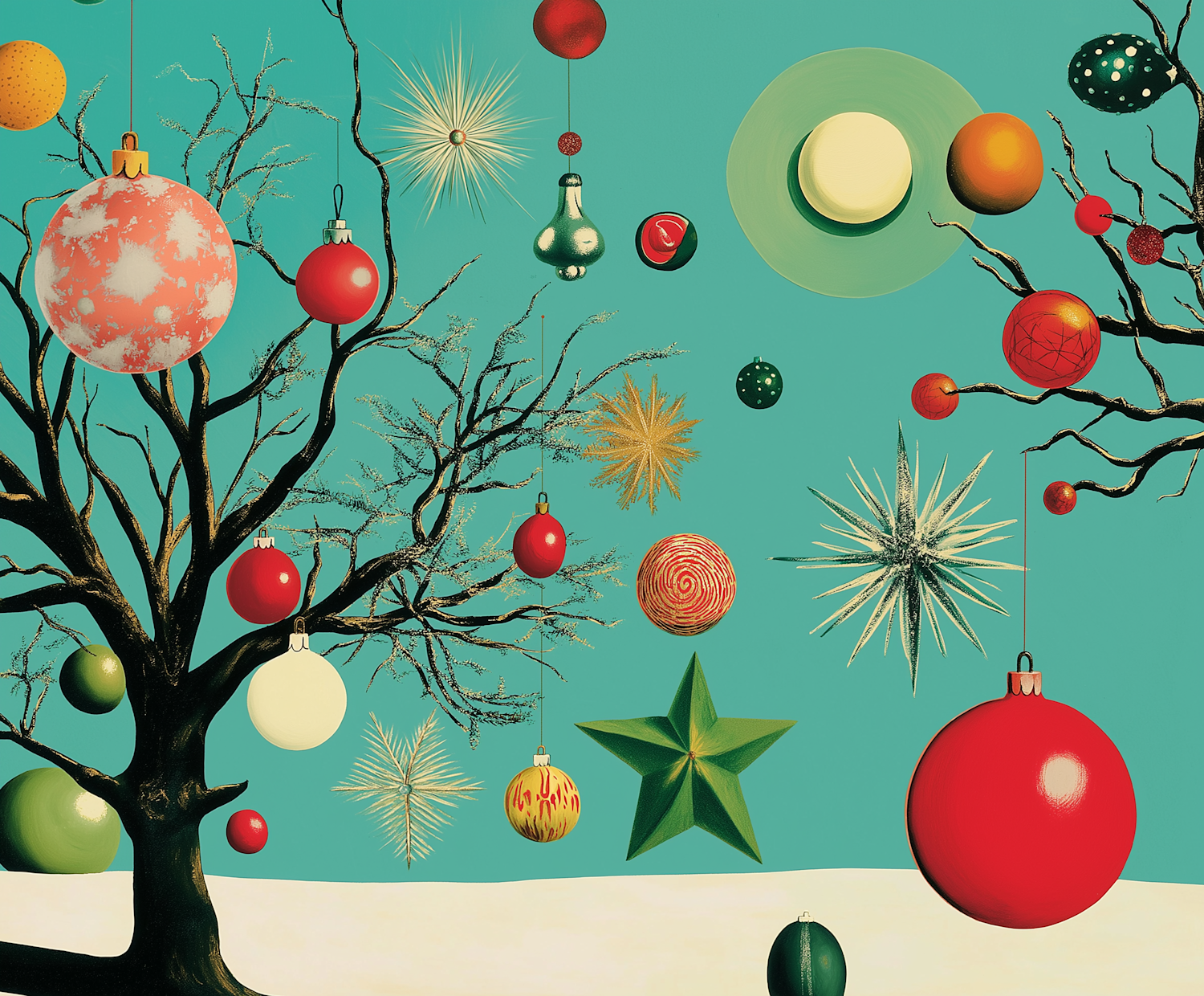 Whimsical Festive Trees