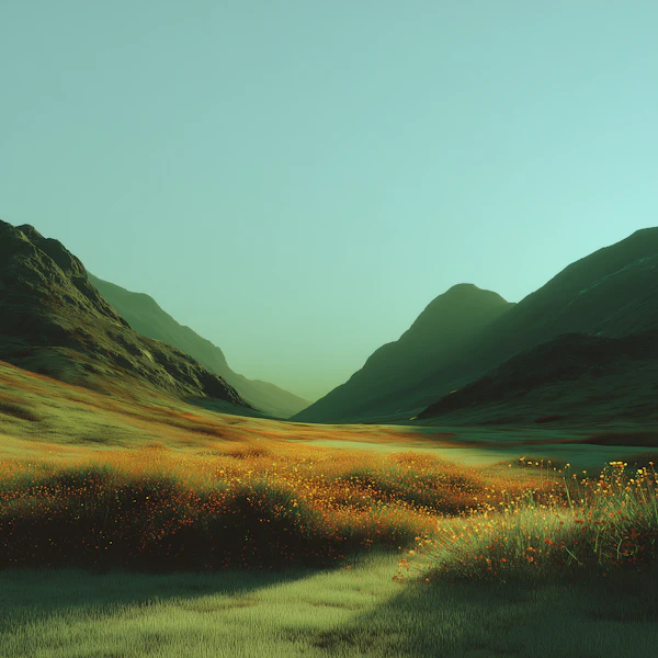 Serene Valley Landscape
