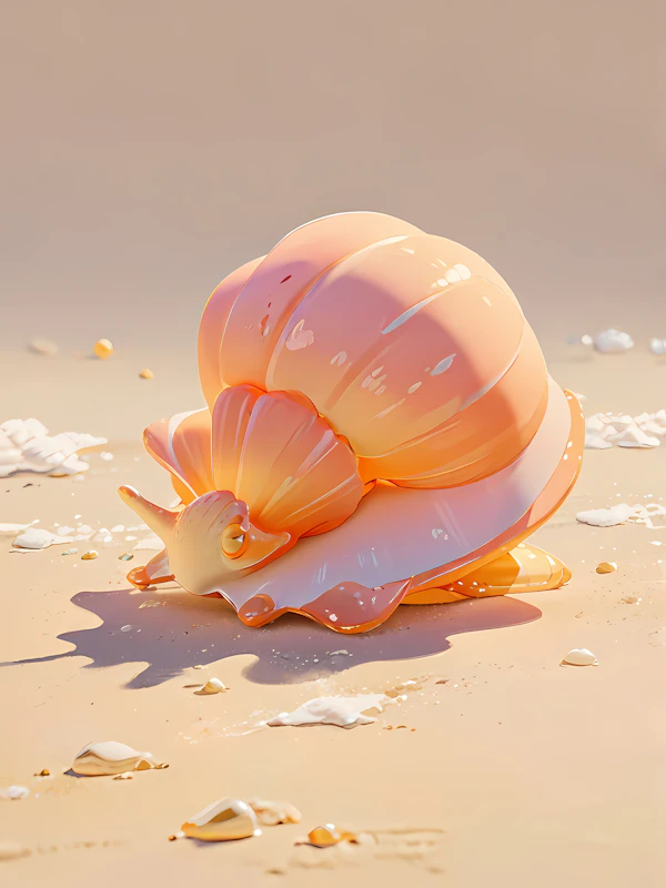 Whimsical Snail Art