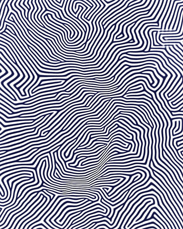 Abstract Wavy Line Pattern