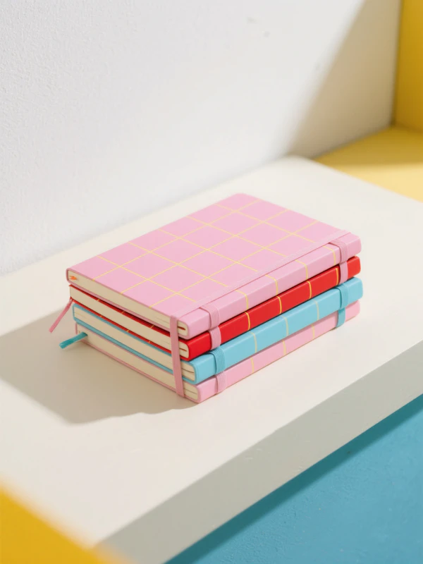 Colorful Notebooks Stack