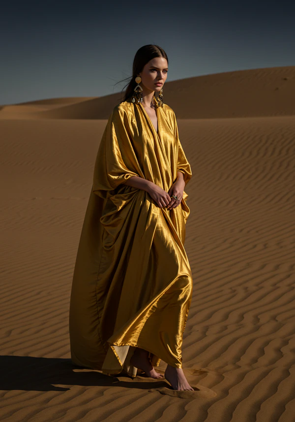 Golden Desert Portrait