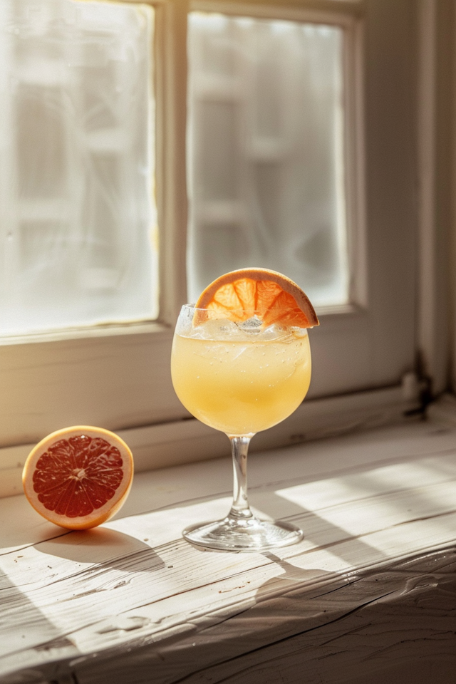 Sunny Day Citrus Drink Still Life