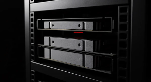 Server Rack Close-Up