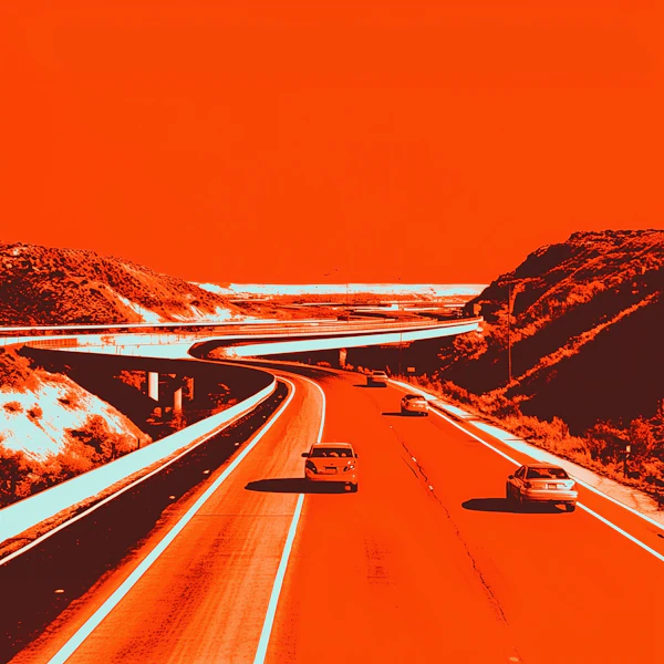 Stylized Highway Scene